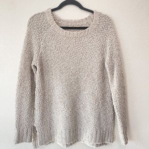 Hollister Scoop Neck Cream Sweater